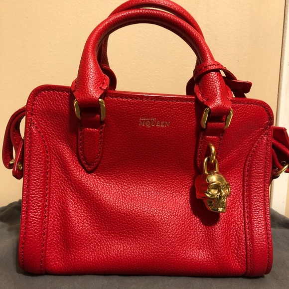 Alexander McQueen Handbags - Red Alexander McQueen crossbody. 100% Authentic.